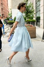 KEIRA KNIGHTLEY Arrives at a Hotel in New York