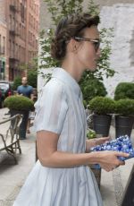 KEIRA KNIGHTLEY Arrives at a Hotel in New York