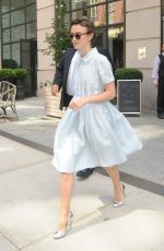 KEIRA KNIGHTLEY Arrives at a Hotel in New York