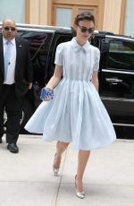 KEIRA KNIGHTLEY Arrives at a Hotel in New York