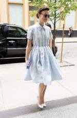 KEIRA KNIGHTLEY Arrives at a Hotel in New York
