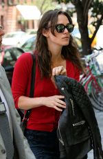KEIRA KNIGHTLEY Arrives at Crosby Hotel in New York