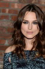 KEIRA KNIGHTLEY at Begin Again Premiere After Party in New York