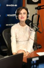 KEIRA KNIGHTLEY at SiriusXM Studios in New York