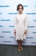 KEIRA KNIGHTLEY at SiriusXM Studios in New York