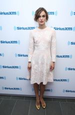 KEIRA KNIGHTLEY at SiriusXM Studios in New York