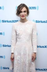 KEIRA KNIGHTLEY at SiriusXM Studios in New York