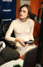 KEIRA KNIGHTLEY at SiriusXM Studios in New York