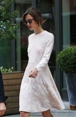 KEIRA KNIGHTLEY Leaves Crosby Hotel in New York