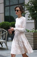 KEIRA KNIGHTLEY Leaves Crosby Hotel in New York