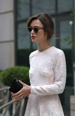 KEIRA KNIGHTLEY Leaves Crosby Hotel in New York
