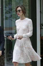 KEIRA KNIGHTLEY Leaves Crosby Hotel in New York