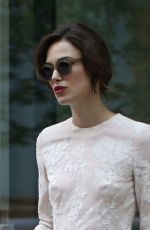 KEIRA KNIGHTLEY Leaves Crosby Hotel in New York