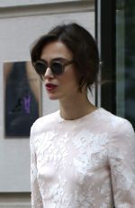 KEIRA KNIGHTLEY Leaves Crosby Hotel in New York