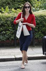 KEIRA KNIGHTLEY Out and About in London