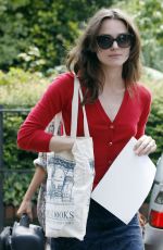 KEIRA KNIGHTLEY Out and About in London