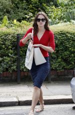 KEIRA KNIGHTLEY Out and About in London