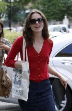 KEIRA KNIGHTLEY Out and About in London