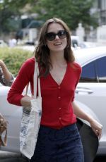 KEIRA KNIGHTLEY Out and About in London
