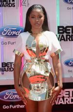 KEKE PALMER at 2014 Bet Awards in Los Angeles