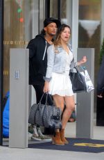 KELLY BROOK Leaves Shangri-La Hotel in London
