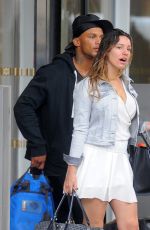 KELLY BROOK Leaves Shangri-La Hotel in London