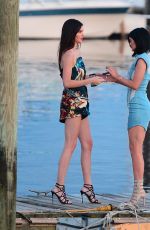KENDALL and KYLIE JENNER at Pier of Don Coqui City Island Restaurant in New York