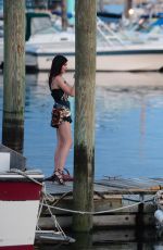 KENDALL and KYLIE JENNER at Pier of Don Coqui City Island Restaurant in New York