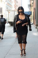 KIM KARDASHIAN Out and About in New York