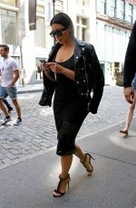 KIM KARDASHIAN Out and About in New York