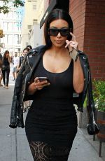 KIM KARDASHIAN Out and About in New York
