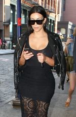 KIM KARDASHIAN Out and About in New York