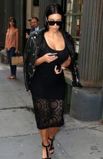 KIM KARDASHIAN Out and About in New York