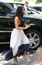 KIM KARDASHIAN Out and About in South Hampton