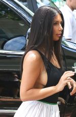 KIM KARDASHIAN Out and About in South Hampton