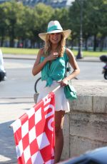 KIMBERLEY GARNER at the Grand Tour Race in Paris