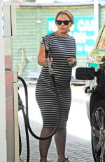 KIMBERLEY WALSH at a Gas Station in London