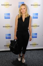 KRISTEN BELL at Amex Epic Everyday Getaway with Soulcycle in New York