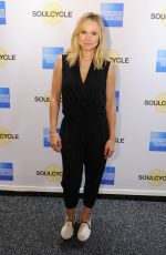 KRISTEN BELL at Amex Epic Everyday Getaway with Soulcycle in New York