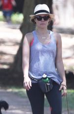 KRISTEN BELL Walks Her Dog Out in Los Feliz