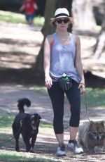 KRISTEN BELL Walks Her Dog Out in Los Feliz