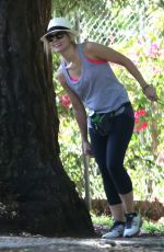 KRISTEN BELL Walks Her Dog Out in Los Feliz