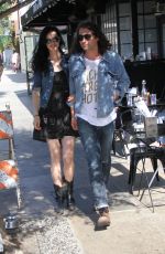 KRYSTEN RITTER and Friend Out and About in Hollywood