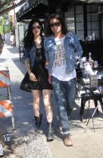 KRYSTEN RITTER and Friend Out and About in Hollywood