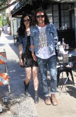 KRYSTEN RITTER and Friend Out and About in Hollywood