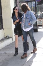 KRYSTEN RITTER and Friend Out and About in Hollywood