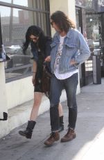 KRYSTEN RITTER and Friend Out and About in Hollywood