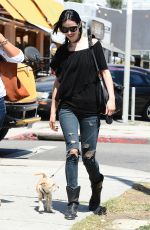 KRYSTEN RITTER in Ripped Jeans Out and About in Los Angeles