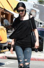 KRYSTEN RITTER in Ripped Jeans Out and About in Los Angeles