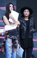 KYLIE and KENDALL JENNER at 2014 Muchmusic Video Awards Rehearsals in Toronto 